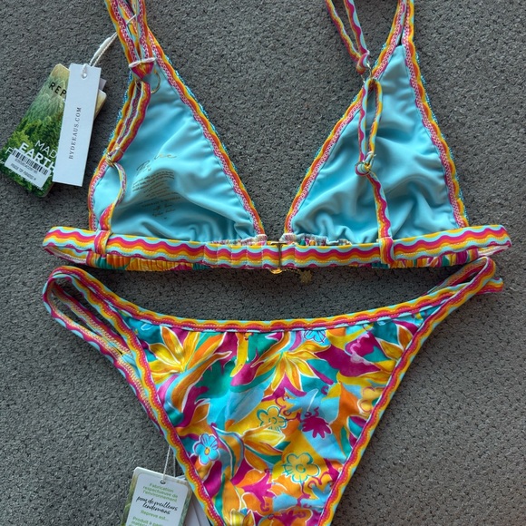 Floral Multicolor Bikini Set - Picture 3 of 5